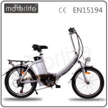 MOTORLIFE / OEM EN15194 preço competitivo 36 v 250 w 20 &quot;dobrável e-bicicleta, bicicleta elétrica da bateria